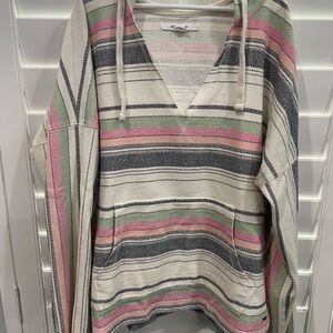 O'Neill Pastel Striped V-Neck Sweater